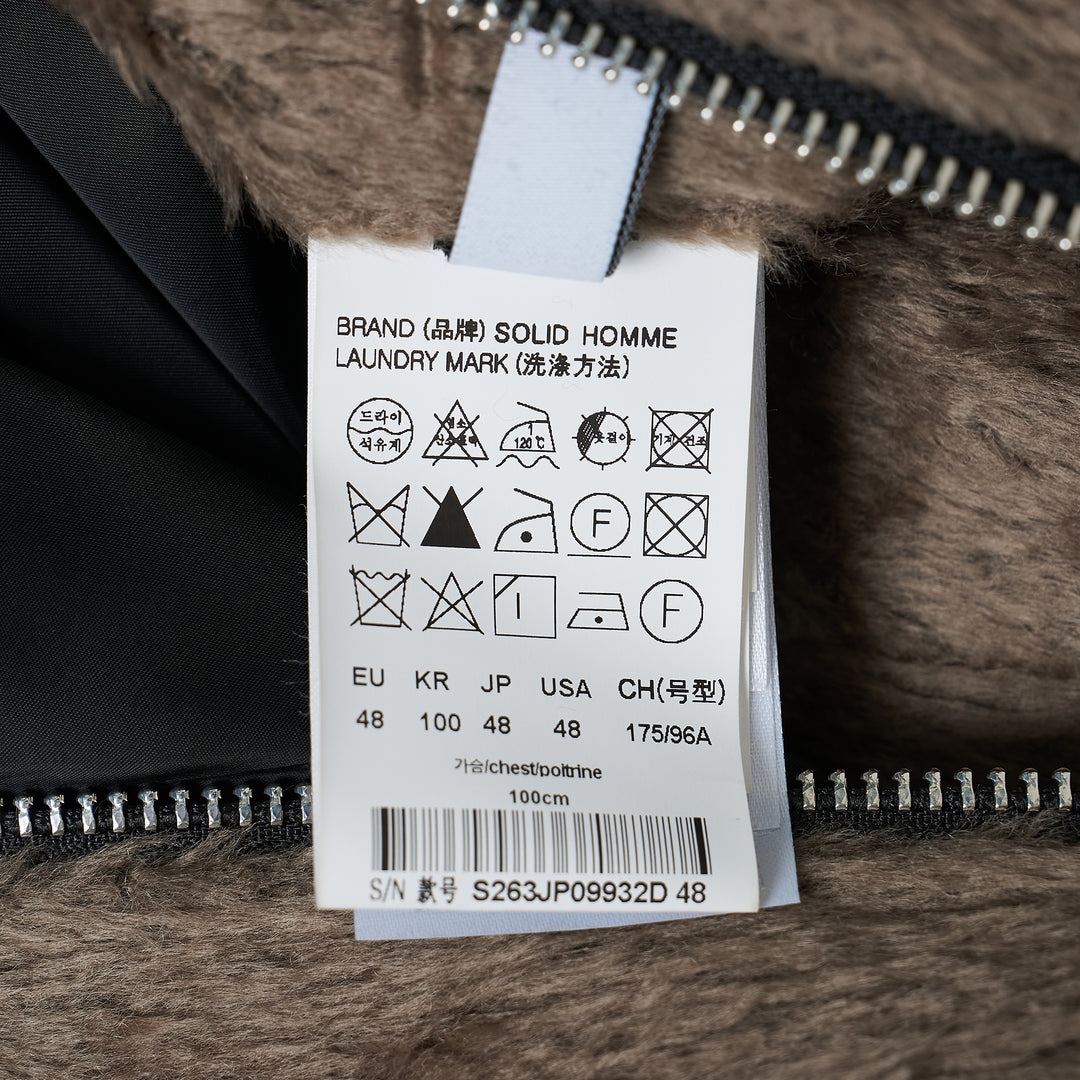Shaggy Faux Fur Blouson