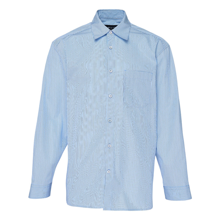 Long Sleeve Stripe Office Shirt