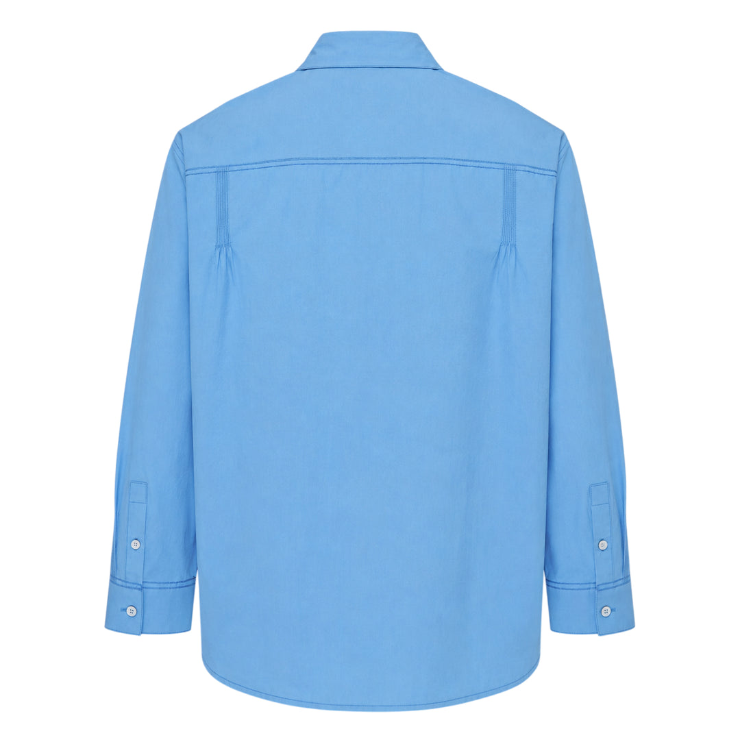 Long Sleeve Pin Tuck Shirt