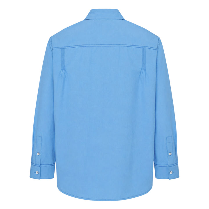 Long Sleeve Pin Tuck Shirt