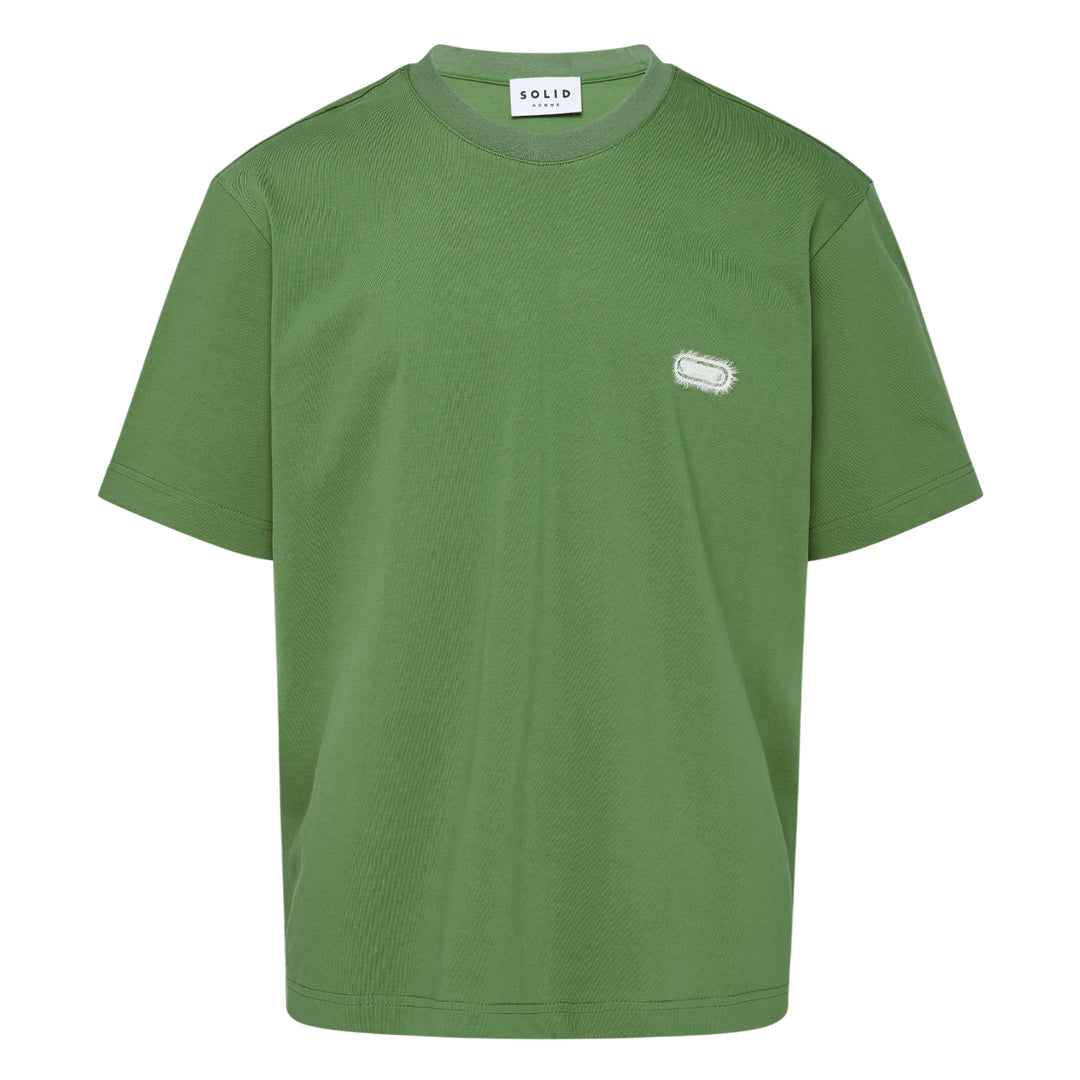 Logo Tee With Hairy Flocking