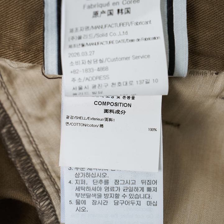 Chino Straight Pants