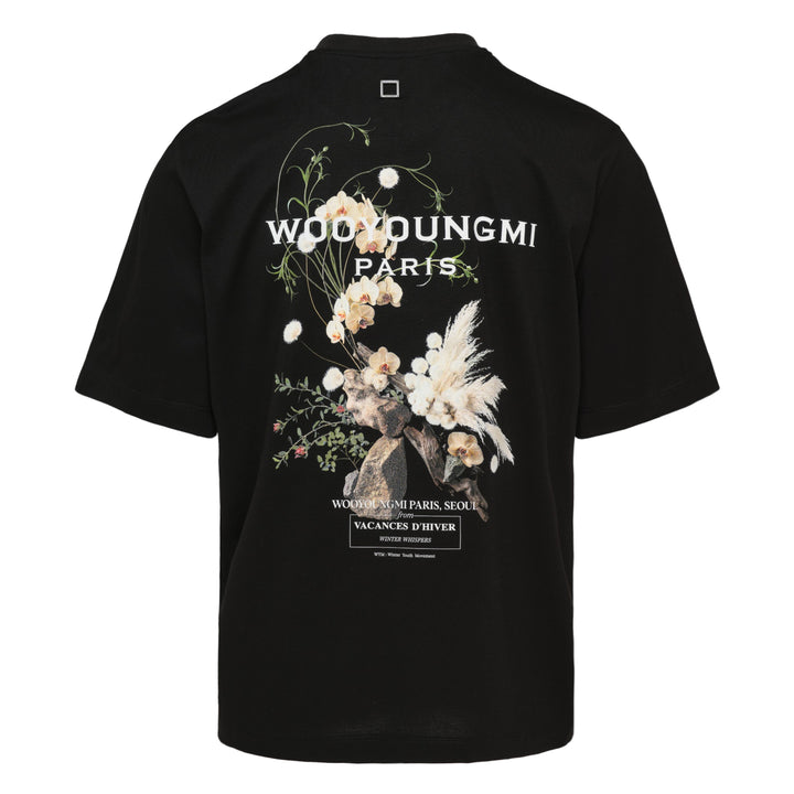 Back Flower Print Tee