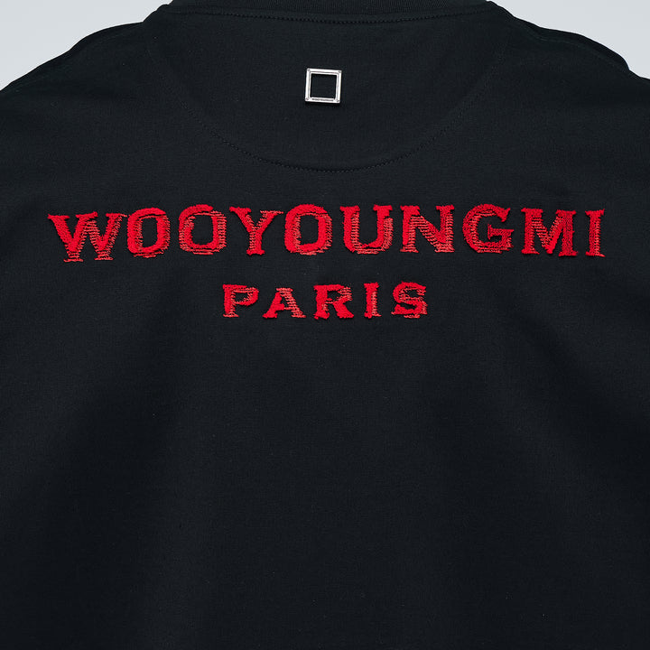 Fuzzy Embroidery Logo Tee