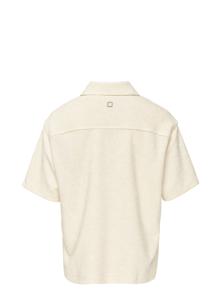 Wooyoungmi Oversized Textured Polo - view 2