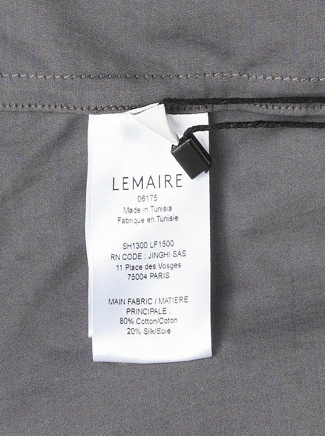 LEMAIRE Regular Long Sleeve Washed Cotton Shirt - view 3