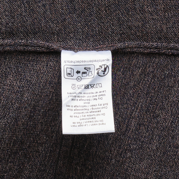Long Sleeve Knitted Polo Top