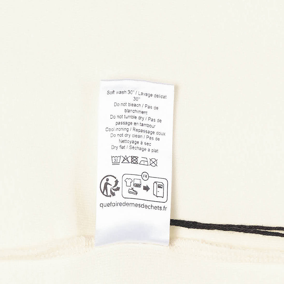 U-Neck Rib Jersey Tee