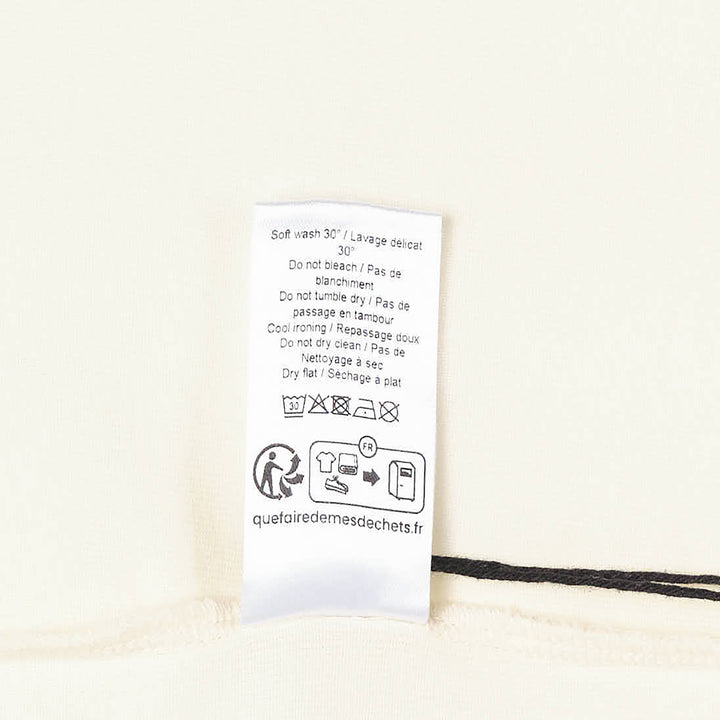 U-Neck Rib Jersey Tee
