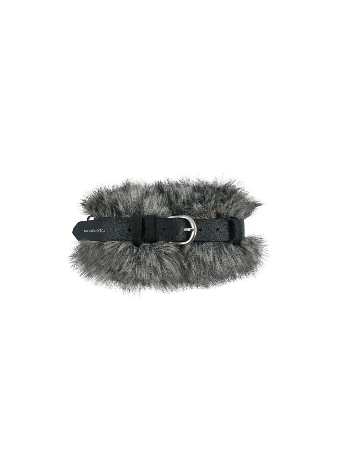 Belted Fur Short Muffler