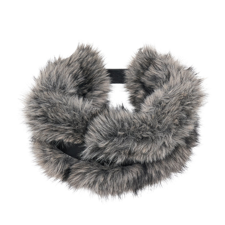 Belted Fur Short Muffler
