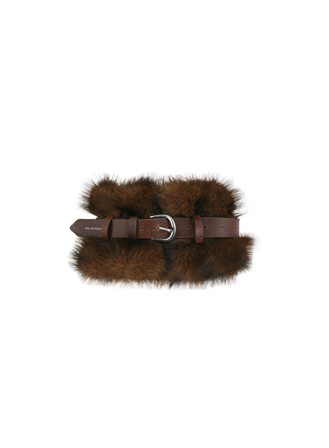 Belted Fur Short Muffler