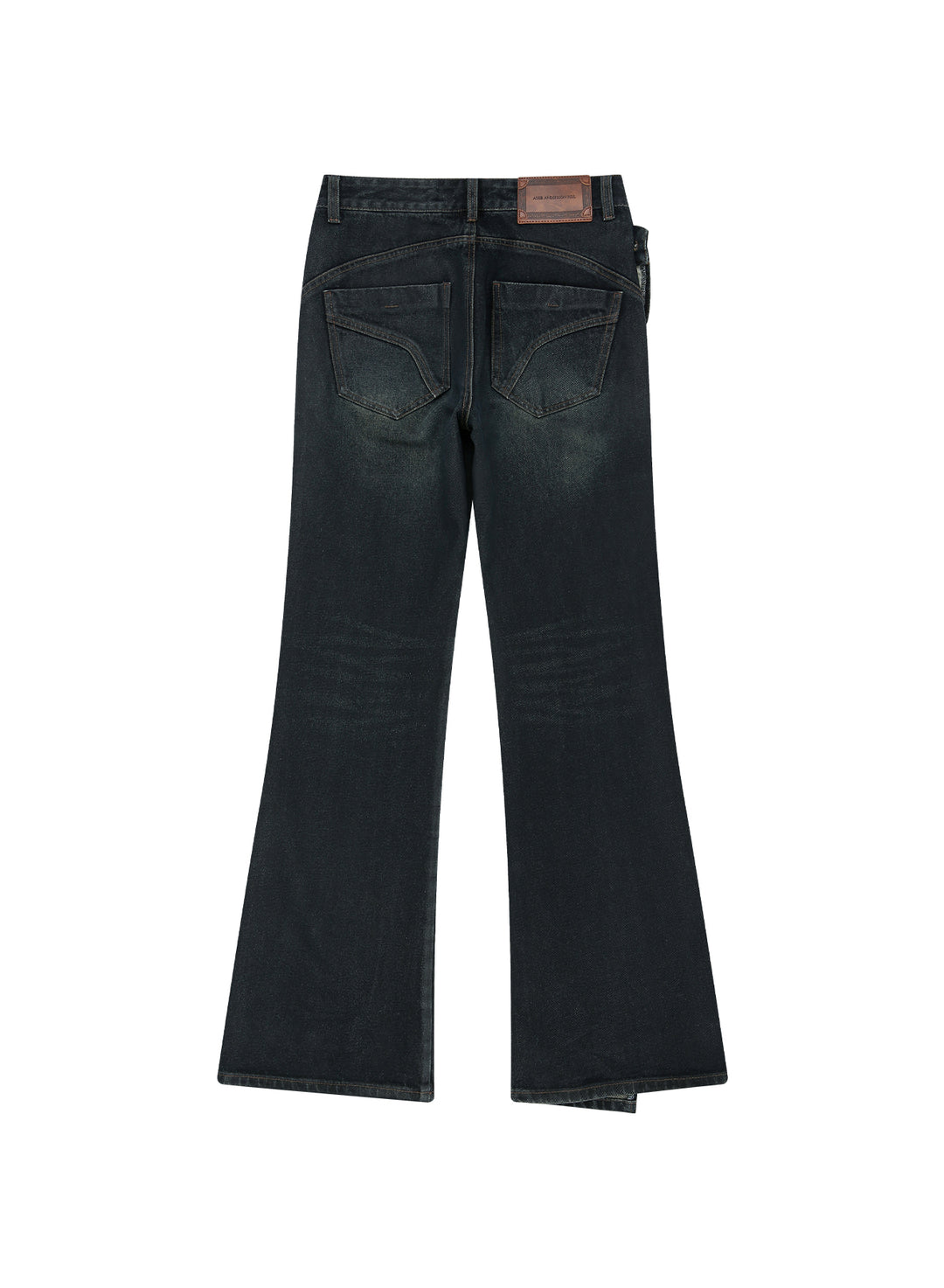 Twist Fold Flare Jeans