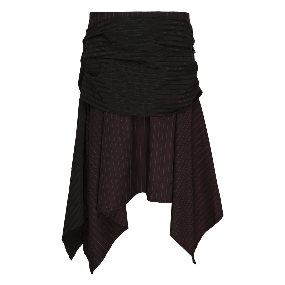 Sue Wrapped Asymmetric Skirt