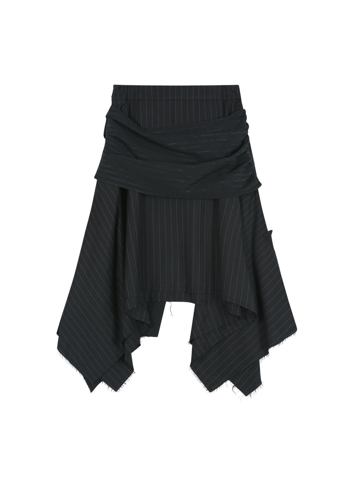 Sue Wrapped Asymmetric Skirt
