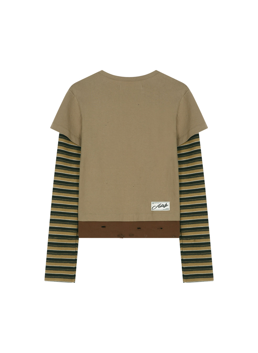 Layered Heart Message Long Sleeve Tee