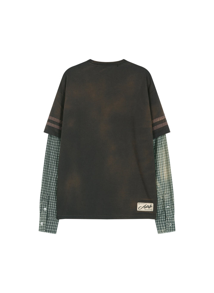 Layered Sleeve Graphic Tee