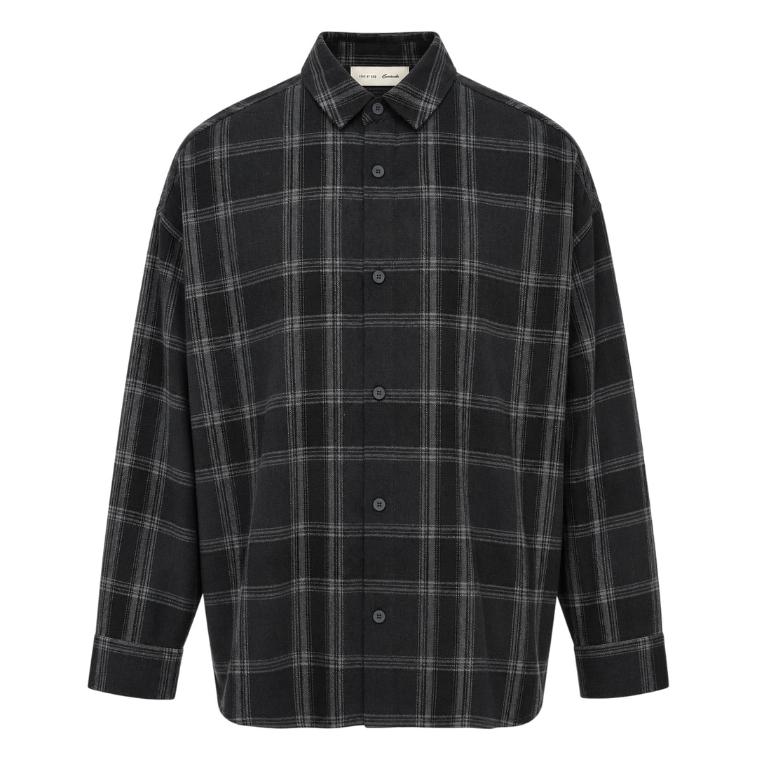 Long Sleeve Plaid Button Up Shirt