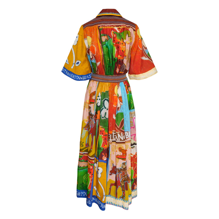 Mlak Printed Shirtdress