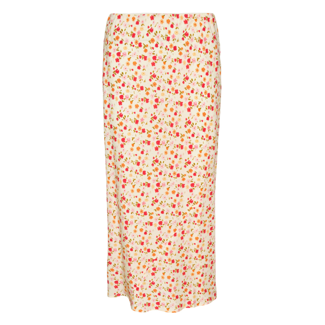 Flora Silk Bias Skirt