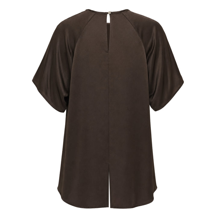 Stella Silk Satin Raglan Tee