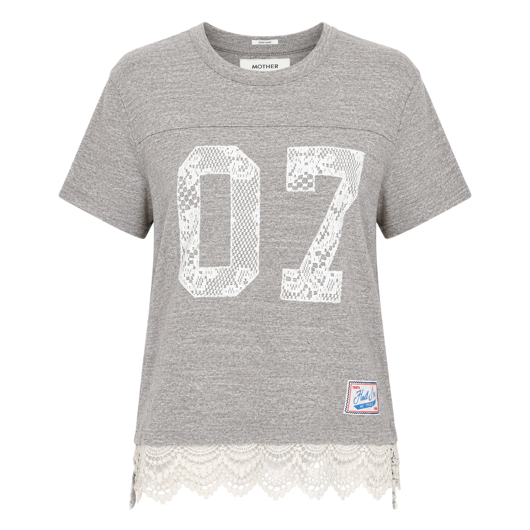 The Footballer Lace Trim Tee