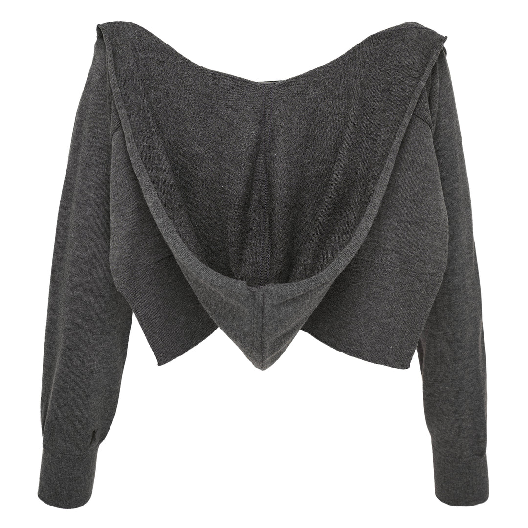 Hoodie Sleeve Layer Cardigan