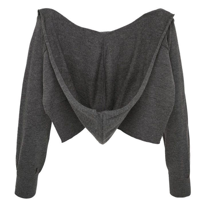 Hoodie Sleeve Layer Cardigan