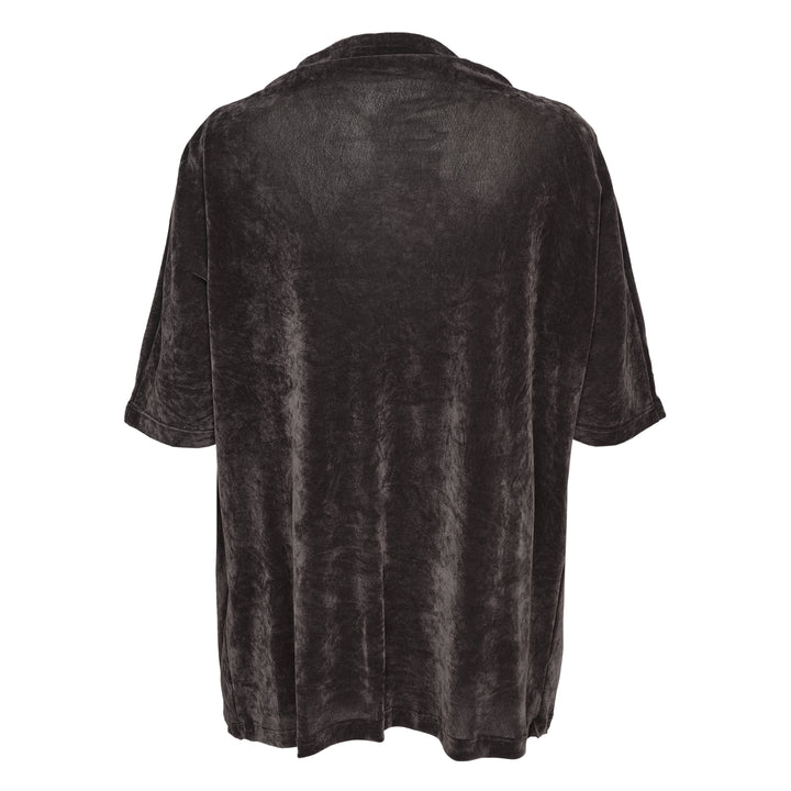 Velvet Cowl Neck Tee