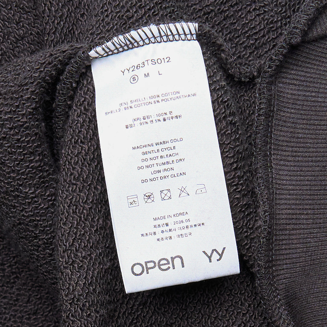 Slouchy V-Neck Sweatshirt