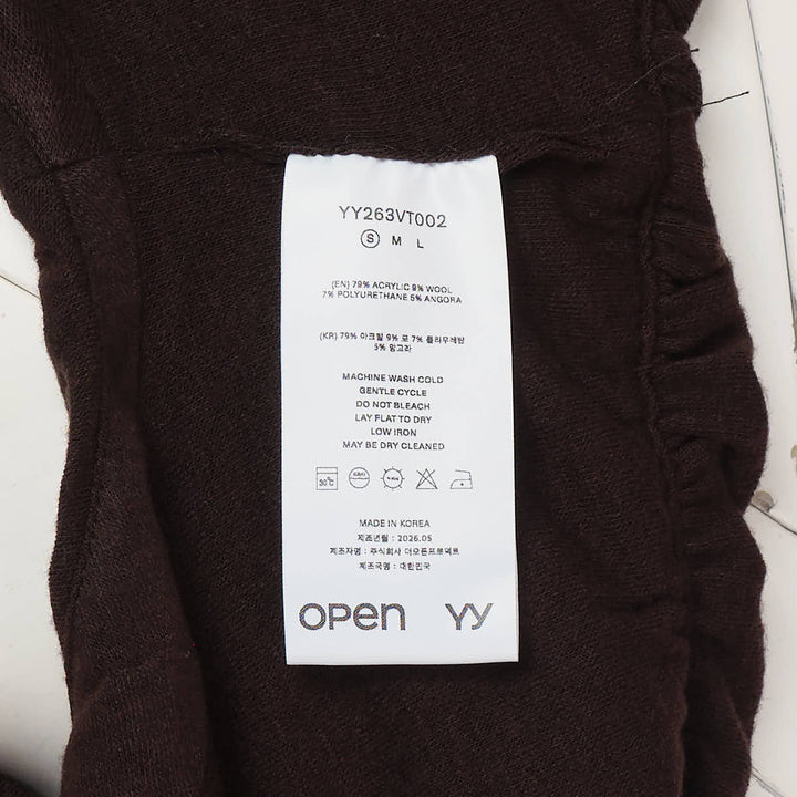 Shirred Jersey Vest