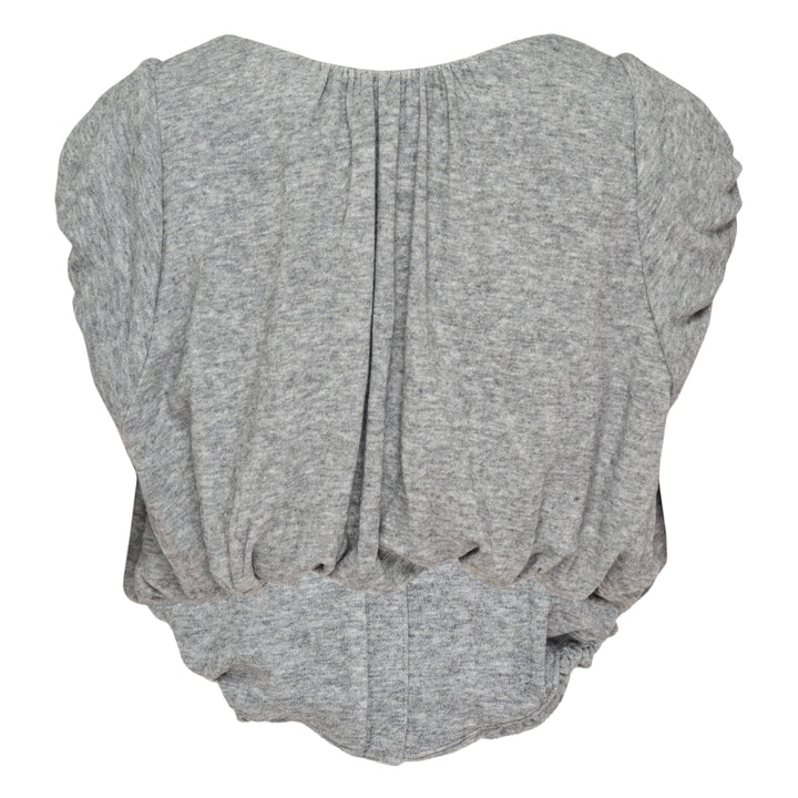 Shirred Jersey Vest