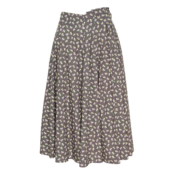 Dainty Floral Midi Skirt