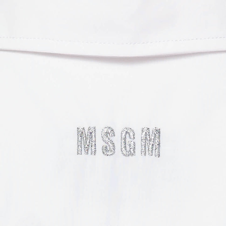 Embellished M Cropped Shirt