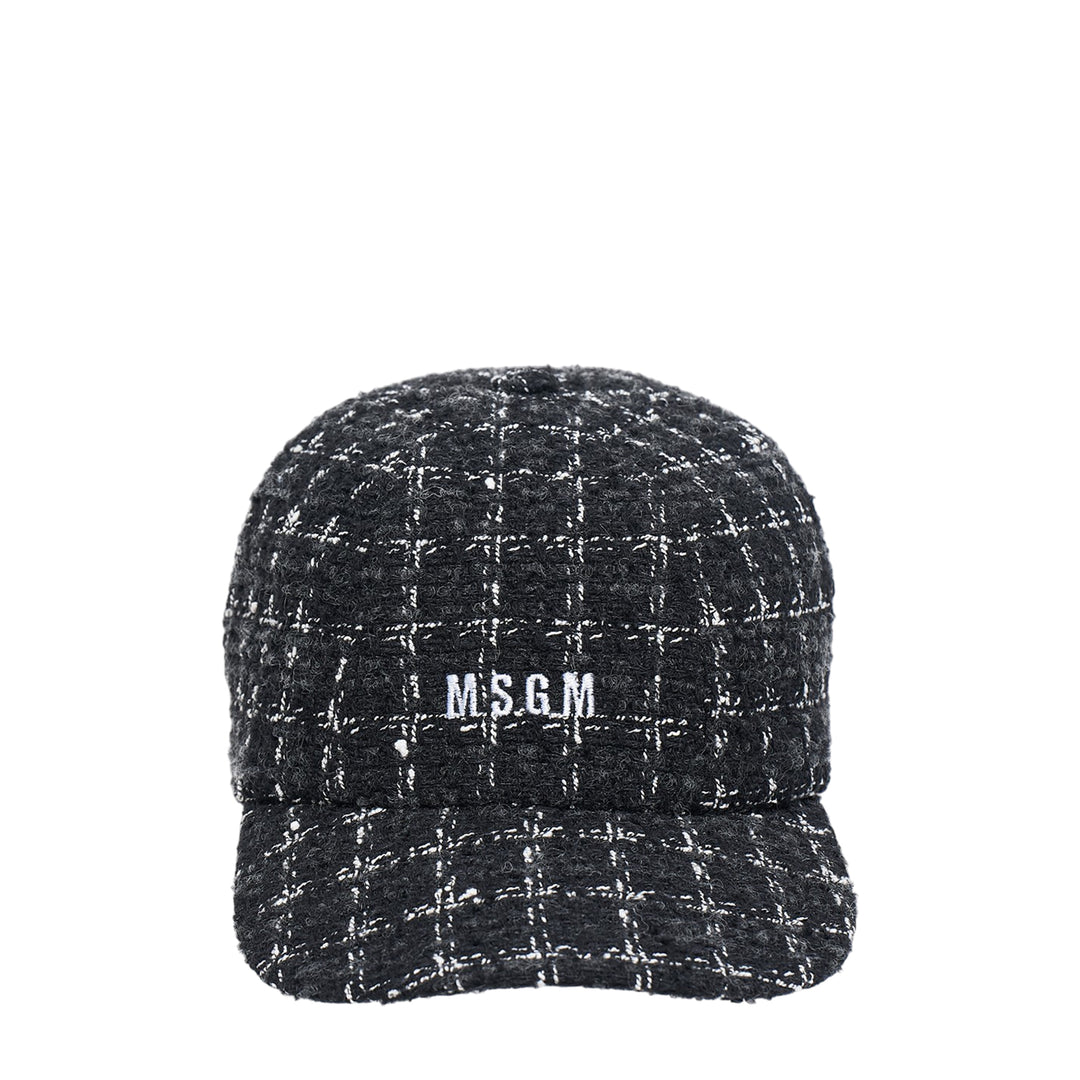Checkered Tweed Cap
