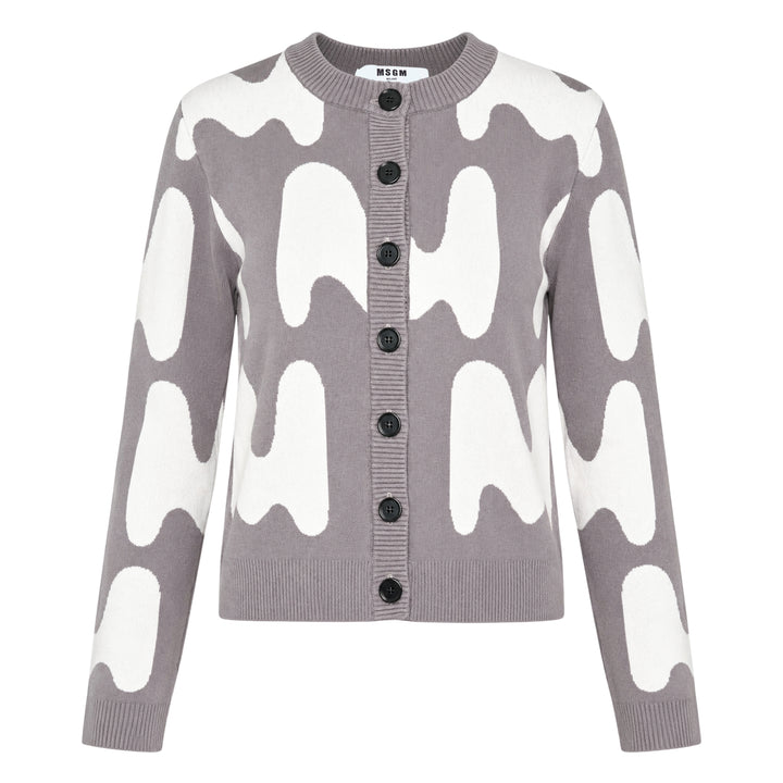 Allover M Cardigan