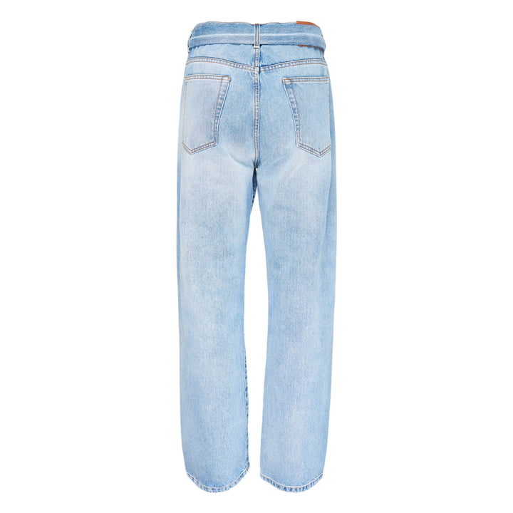 Jeans With Belt Straps