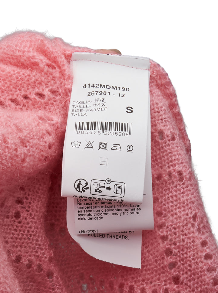 MSGM Ruffle Trim Pointelle Cardigan - view 3