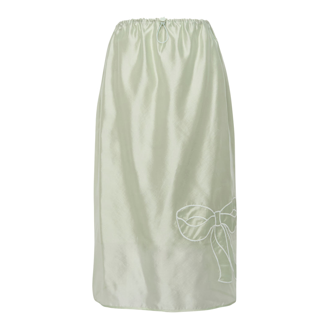 Hybrid Organza Midi Skirt