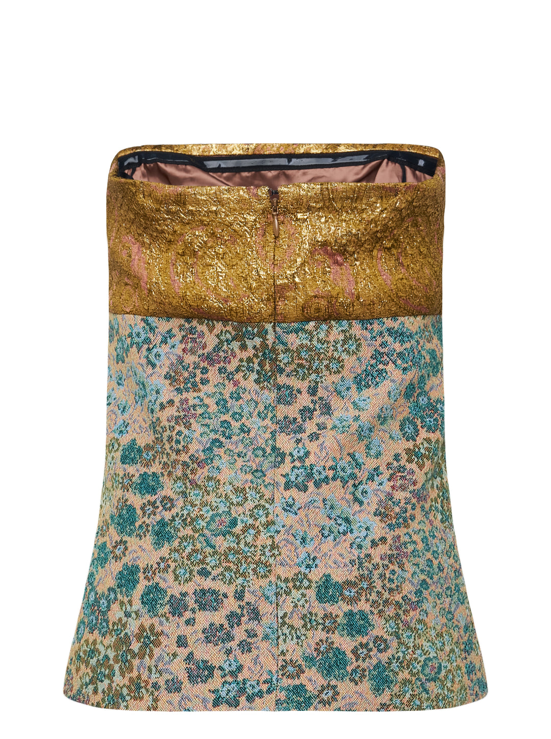 Dries Van Noten Floral Patchwork Structured Bustier - view 2