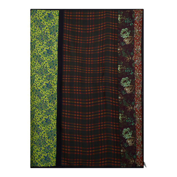 Twin Print Floral Pareo Scarf