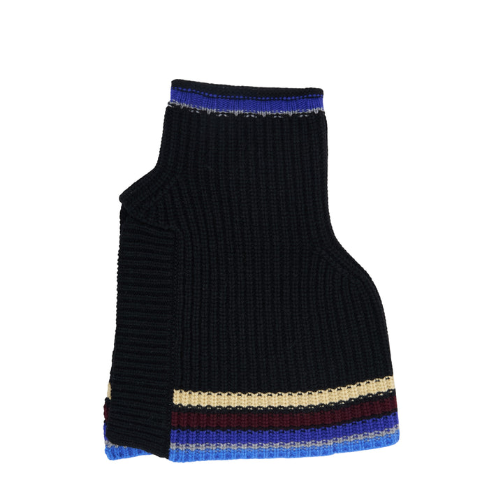 Striped Knit Collar