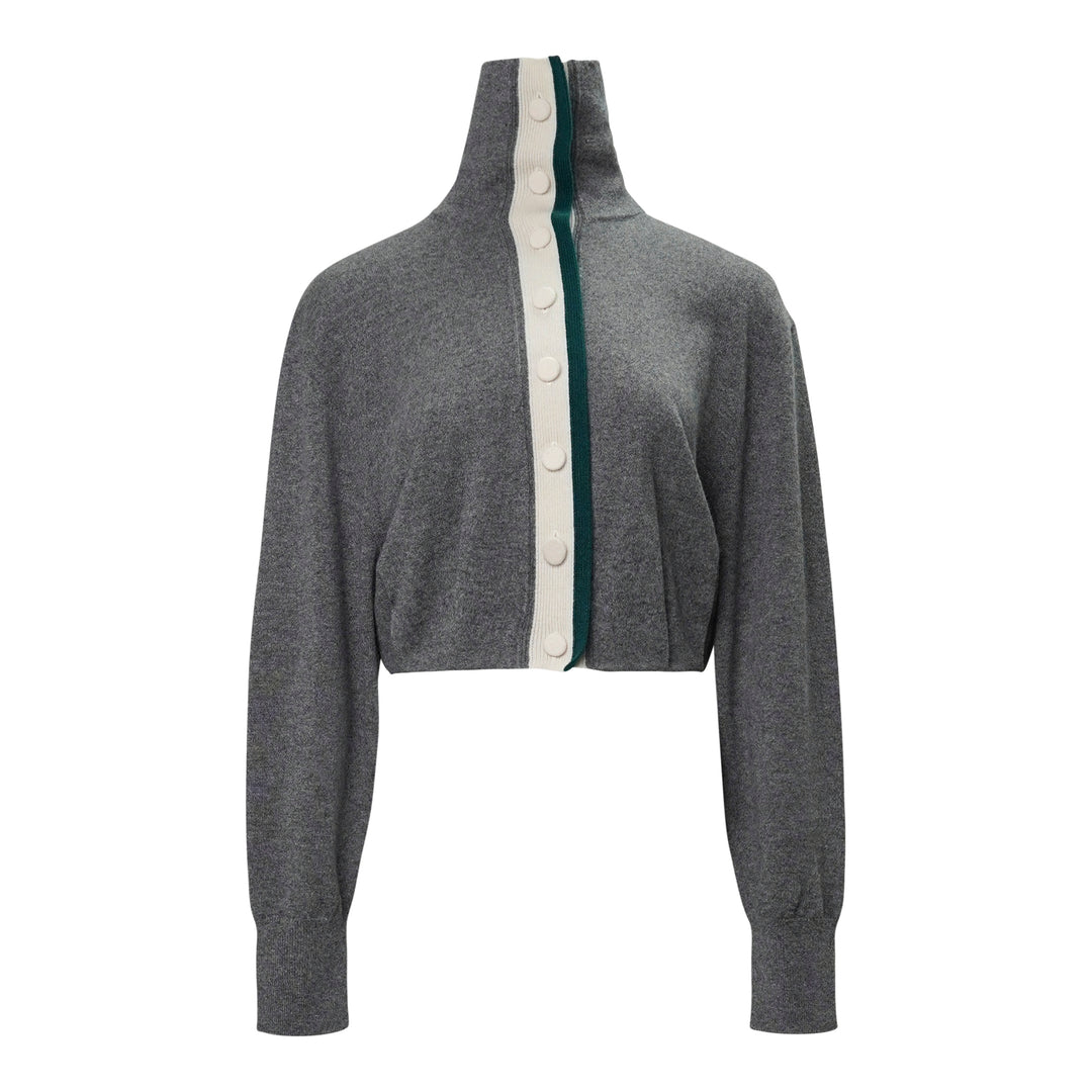 Dries Van Noten Contrast Trim Cardigan