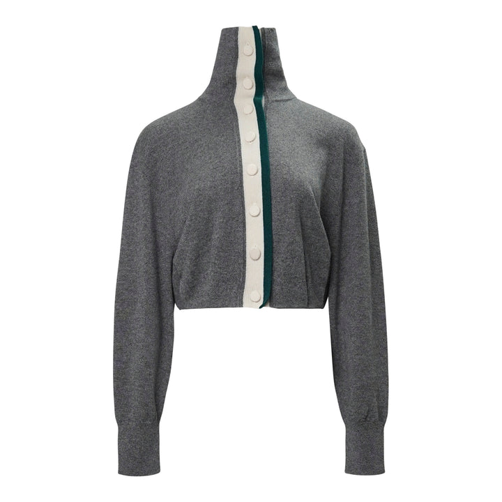 Dries Van Noten Contrast Trim Cardigan
