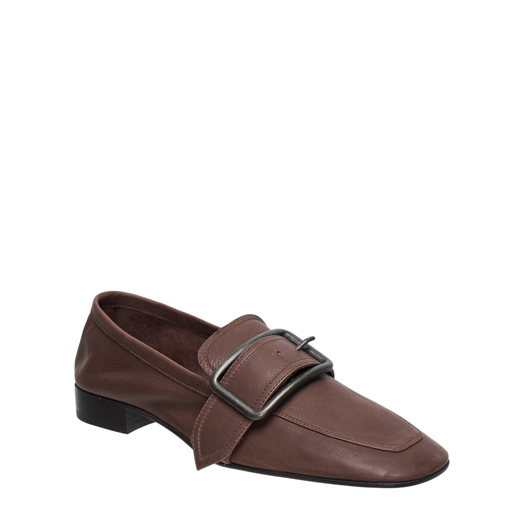 Buckle Strap Loafers