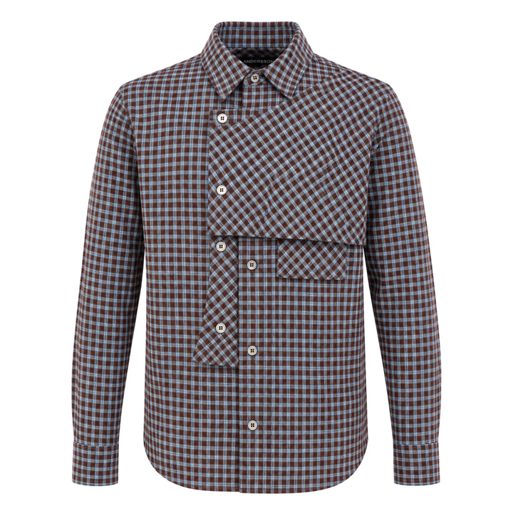 Maey Check Layered Shirt