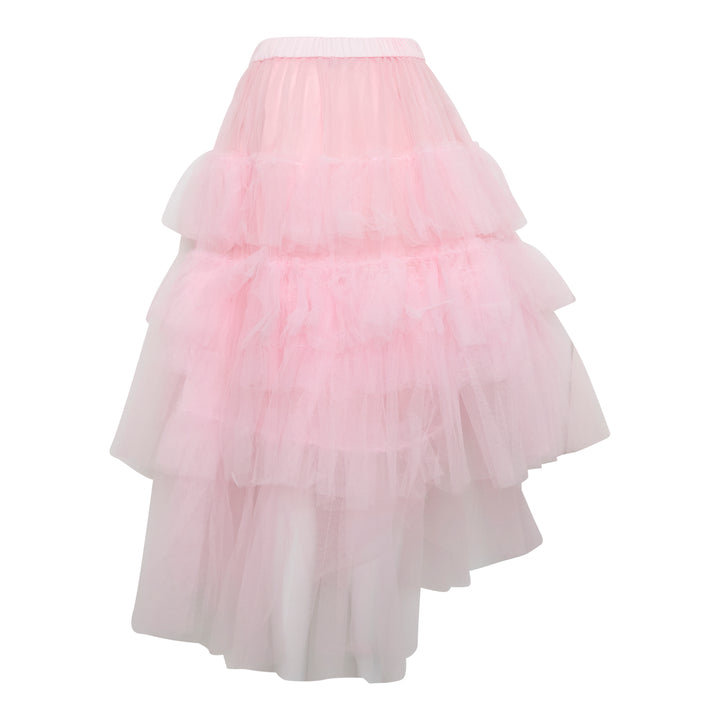 Long Tiered Tulle Skirt