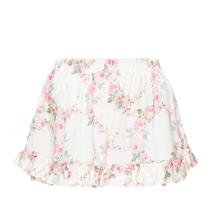 Ruffle Frill Floral Shorts