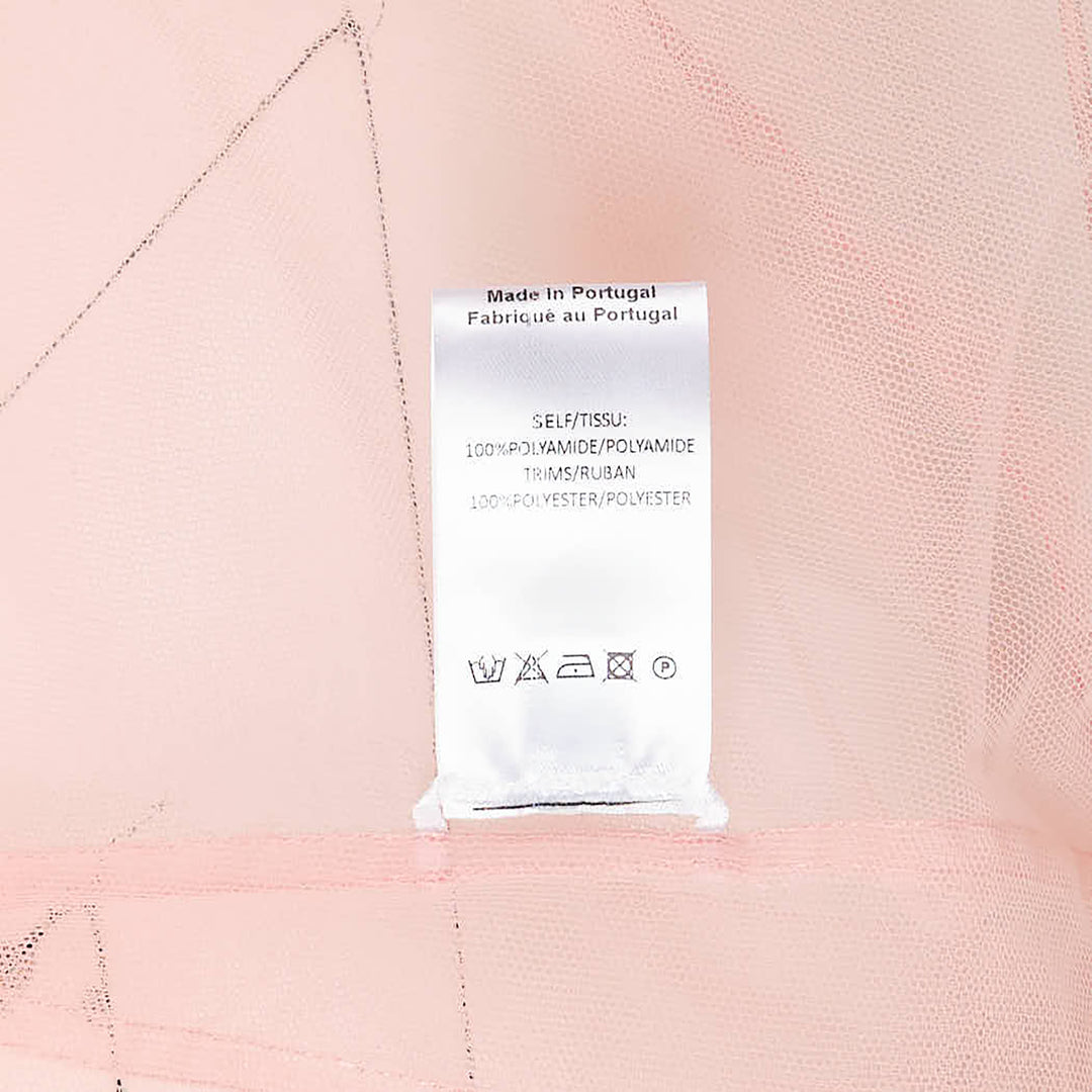 Gathered Cord Tulle Top