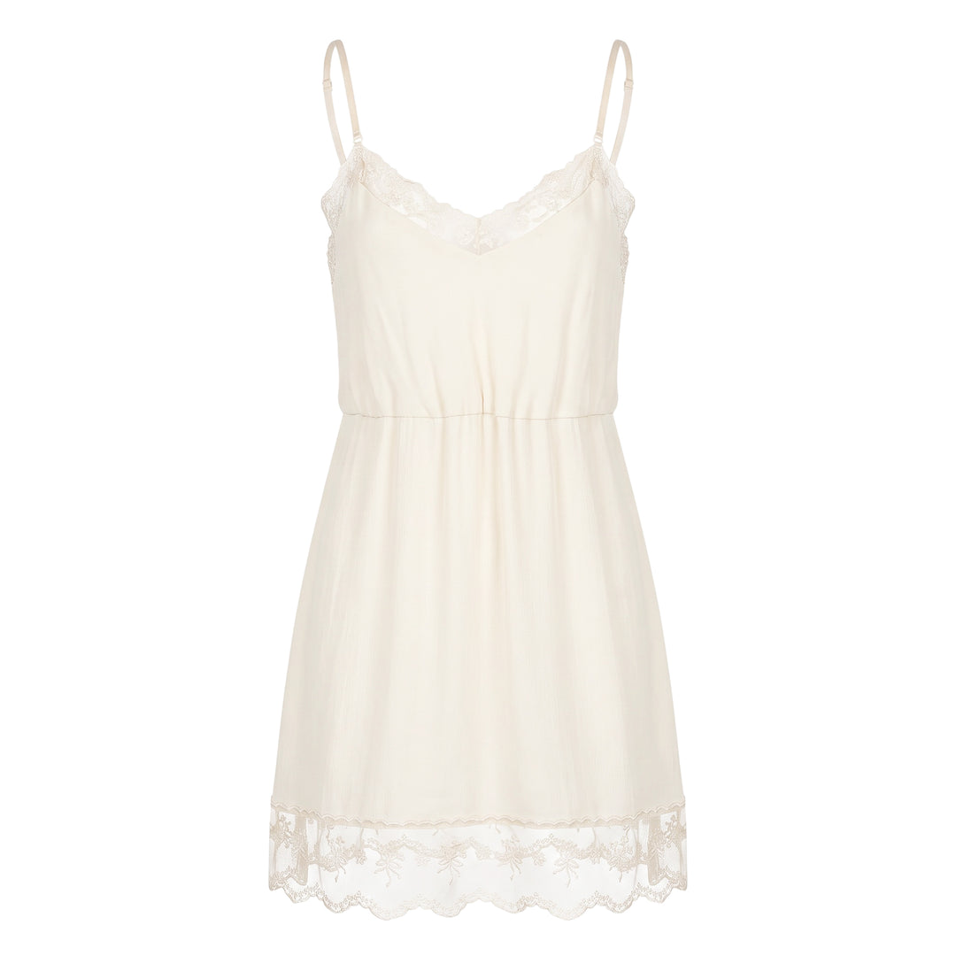 Lace Trim Negligee Cami